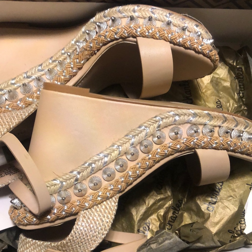 Wedged studded Heels